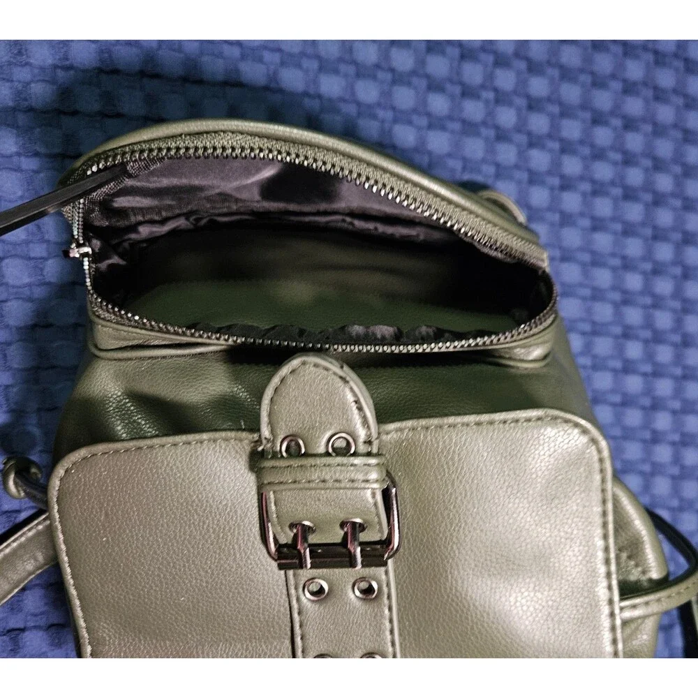 Women's Green Faux Leather Mini BackpackWild Fable Olive Green Mini Backpack